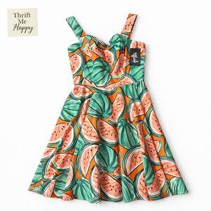 Hell Bunny Watermelon Print Extra Small - XS - Sundress NWT
